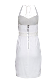 Current Boutique-Etcetera - Cream Lace Bodice Halter Dress Sz 00
