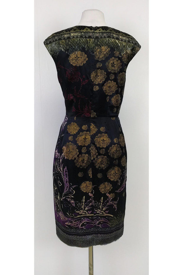 Current Boutique-Etro - Sleeveless Black Printed Floral Dress Sz 6