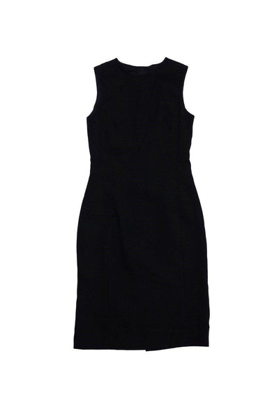 Current Boutique-F Carriere - Black Sleeveless Wool Sheath Dress Sz 2