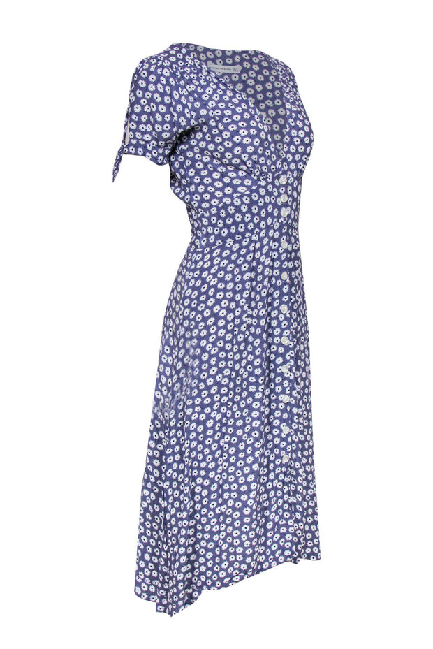 Current Boutique-Faithfull the Brand - Light Purple Daisy Print Button-Up Midi Dress Sz 4