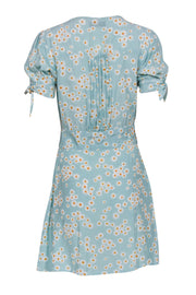 Current Boutique-Faithfull the Brand - Sky Blue Daisy Button-Front Dress Sz 4