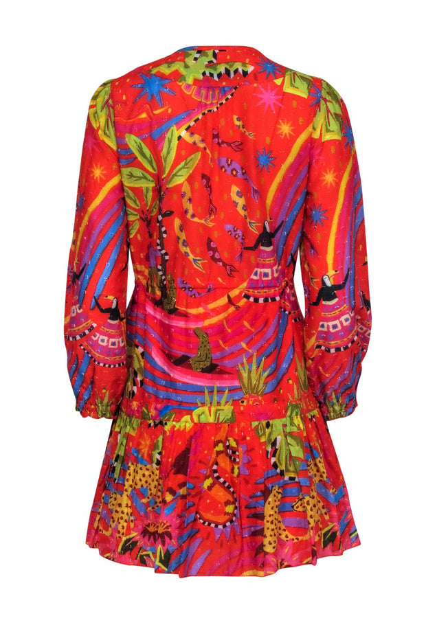 Current Boutique-Farm - Multicolored "Fruit Brush Mini Dress" Sz XS