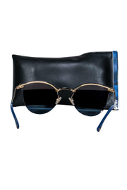 Current Boutique-Fendi - Gold Reflective Wayfarer-Style Sunglasses