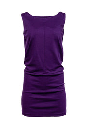 Current Boutique-Fendi - Purple Cotton & Silk Blend Dress Sz S