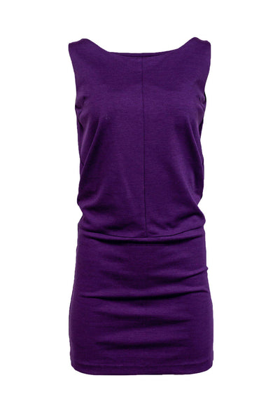Current Boutique-Fendi - Purple Cotton & Silk Blend Dress Sz S
