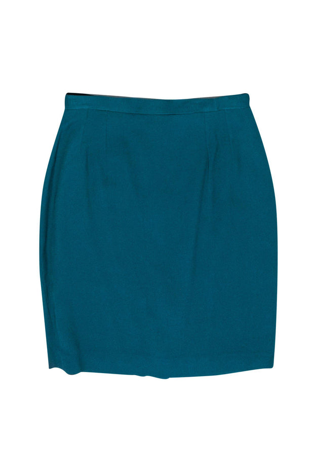 Current Boutique-Fendi - Vintage Emerald Green Pencil Skirt Sz 8
