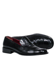 Current Boutique-Ferragamo - Black Leather Loafers Sz 7.5