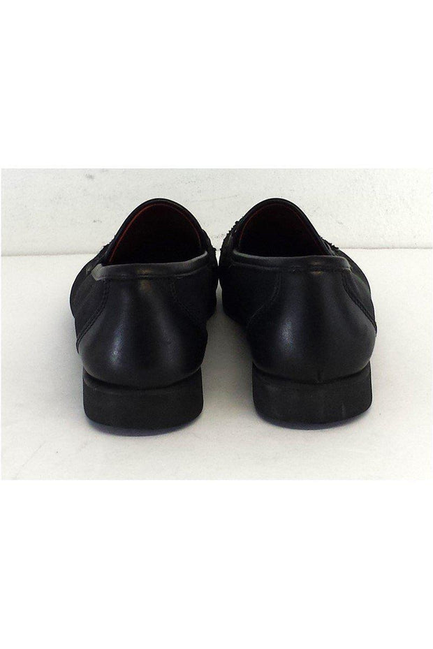 Current Boutique-Ferragamo - Black Nylon Loafers Sz 8