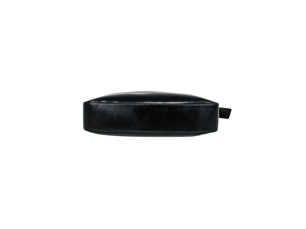 Current Boutique-Ferragamo - Black Shiny Leather Hobo Shoulder Bag