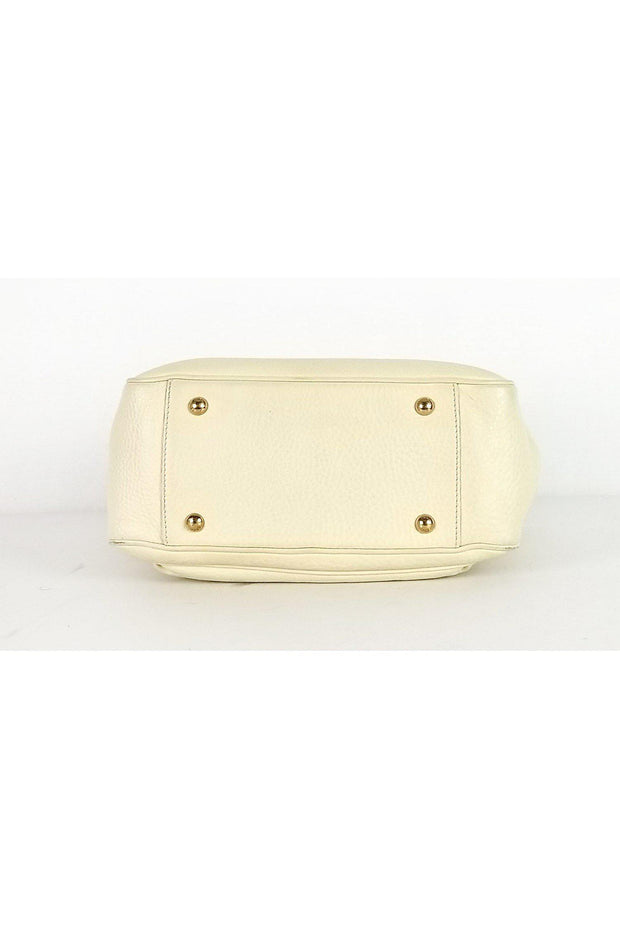 Current Boutique-Ferragamo - Cream Leather Tote Bag