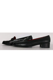 Current Boutique-Ferragamo Sport - Black Leather Loafers Sz 10.5