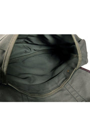 Current Boutique-Filson - Olive Canvas "Field" Messenger Bag w/ Leather Trim