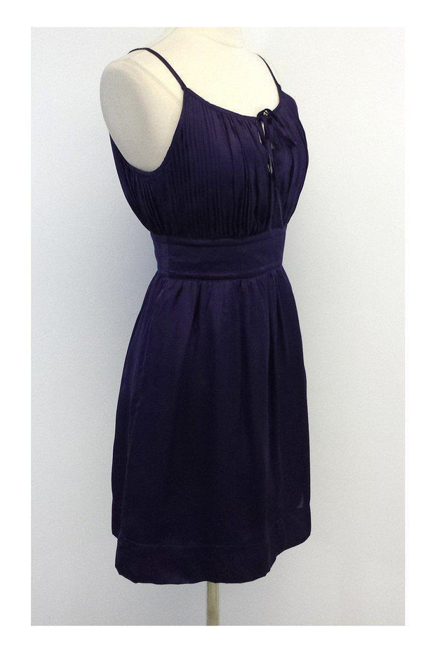 Current Boutique-Flounce - Purple Silk Keyhole Dress Sz 2