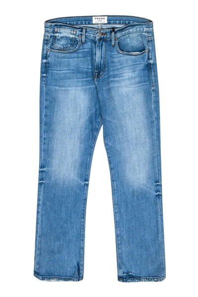 Current Boutique-Frame - Light Wash "White Sands" Straight Leg Jeans Sz 32