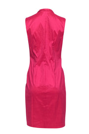 Current Boutique-Frank Lyman - Hot Pink Sleeveless Cocktail Dress Sz 6