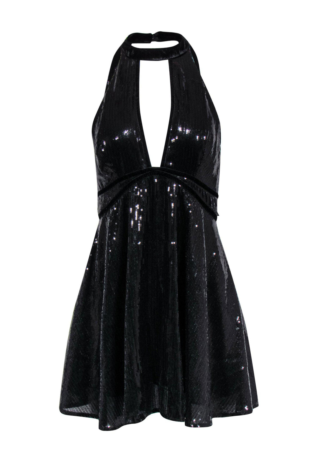 Free people black sequin dress best sale