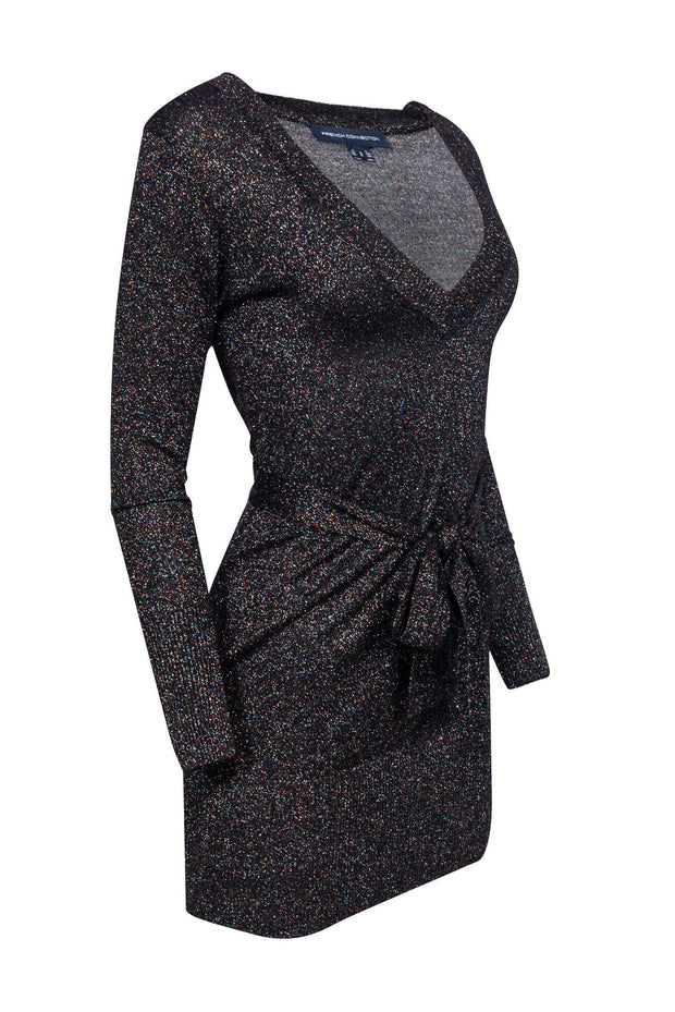 Current Boutique-French Connection - Black & Multi Knit Dress Sz 2