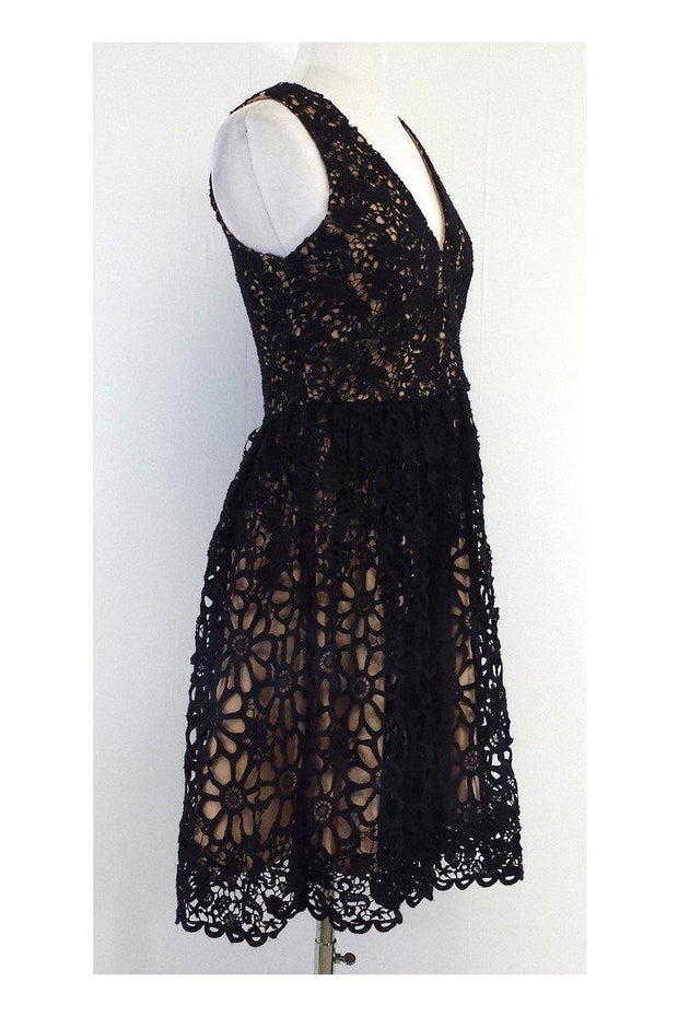 Current Boutique-French Connection - Black & Nude Lace Dress Sz 4
