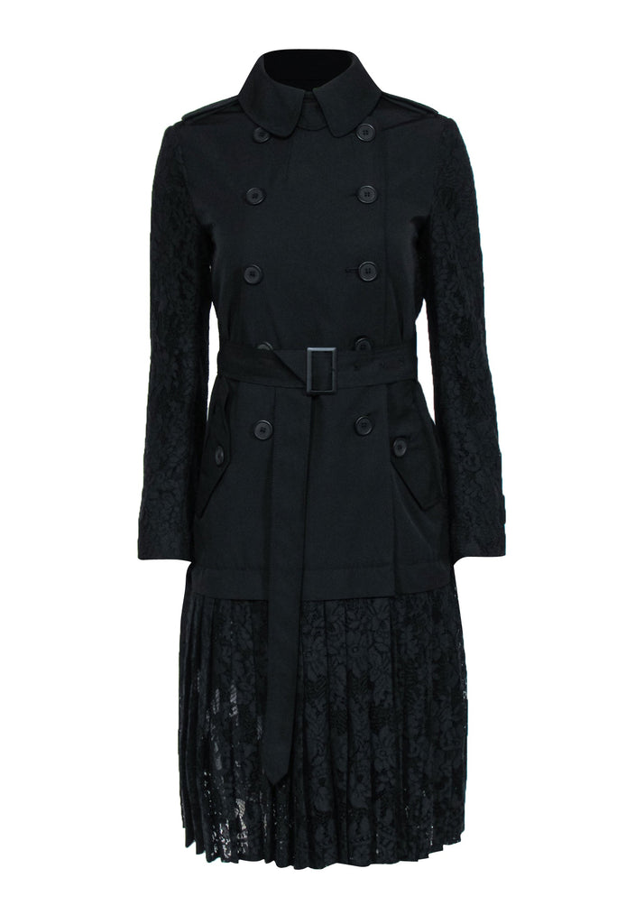 French Connection store Long Coat in Black