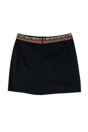 Current Boutique-French Connection - Black Tribal Miniskirt Sz 8