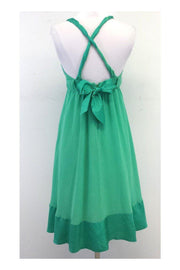 Current Boutique-French Connection - Green Silk Sleeveless Dress Sz 6