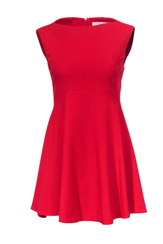 Current Boutique-French Connection - Red Sleeveless Fit & Flare Dress Sz 8