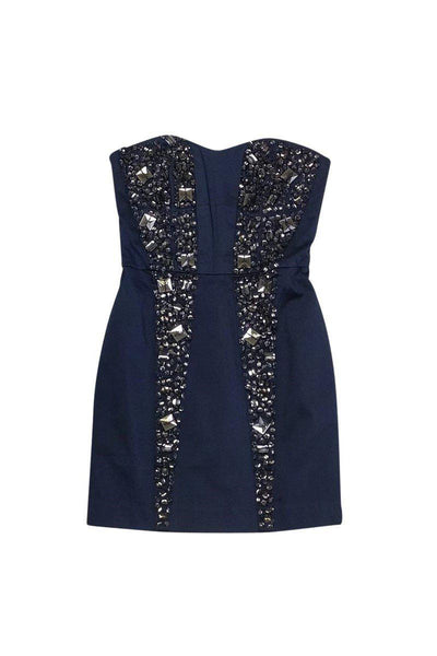 Current Boutique-French Connection - Strapless Blue Dress Sz 2
