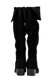 Current Boutique-Frye - Black Suede Over-the-Knee Boots Sz 9.5