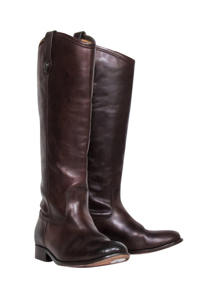 Current Boutique-Frye - Brown Leather Riding Boots Sz 7