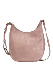 Current Boutique-Frye - Taupe Crossbody Bag w/ Gold-Toned Studs
