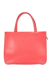 Current Boutique-Furla - Leather Coral Structured Small Tote Bag