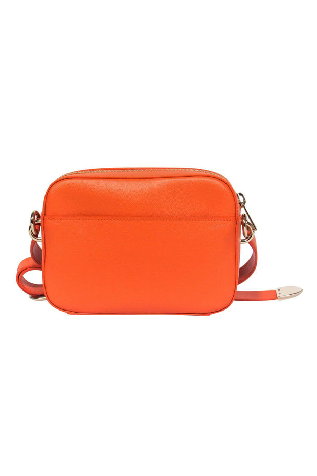 Current Boutique-Furla - Orange Leather Crossbody