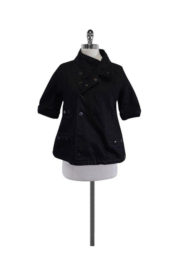 Current Boutique-G Star - Dark Denim Short Sleeve Jacket Sz S