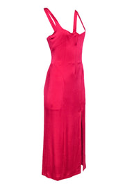 Current Boutique-Galvan London - Hot Pink Bodycon Gown w/ Side Slit Sz 8