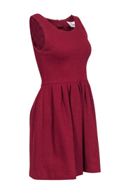 Current Boutique-Ganni - Red Sleeveless Skater Dress Sz S