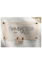 Current Boutique-Giambattista Valli - Cream Fit & Flare Dress Sz XS