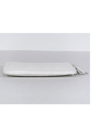 Current Boutique-Gigi New York - White Snakeskin Embossed Clutch