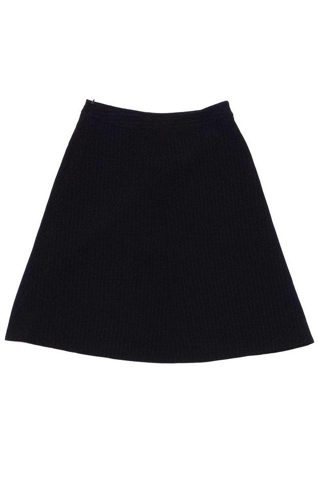 Current Boutique-Giorgio Armani - Black Pinstripe Skirt Sz 2
