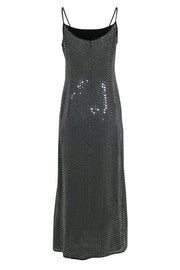 Current Boutique-Giorgio Armani - Black & White Print Sequin Sleeveless Gown Sz 12