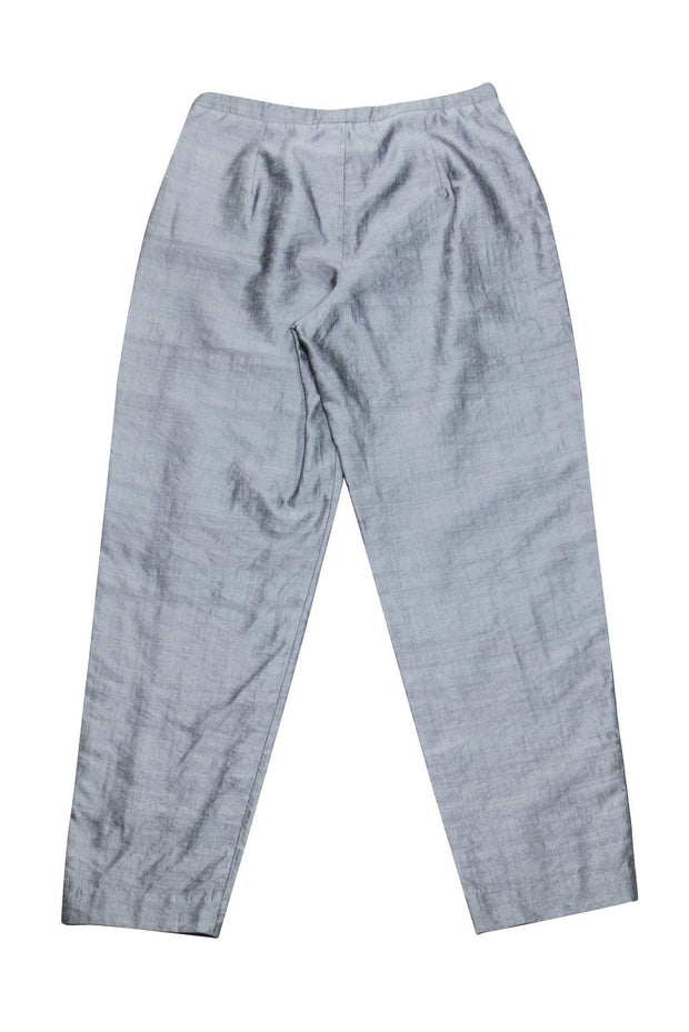 Tailored & Formal trousers Giorgio Armani - Grey crepe palazzo trousers -  WAP63TWA524611