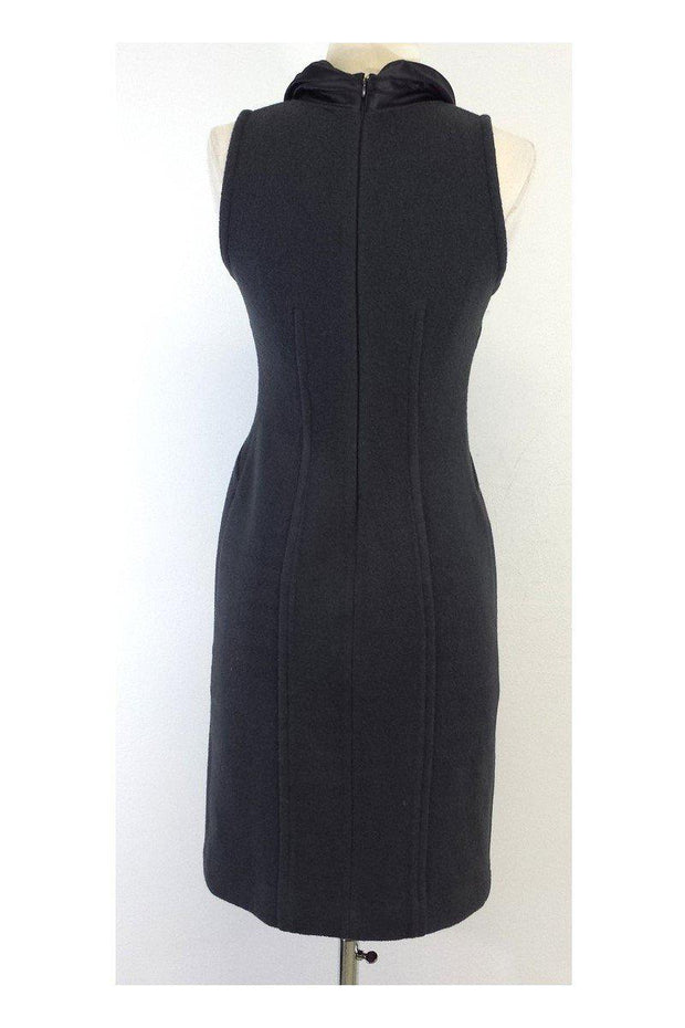 Current Boutique-Giorgio Armani - Grey Wool Sleeveless Dress Sz 4