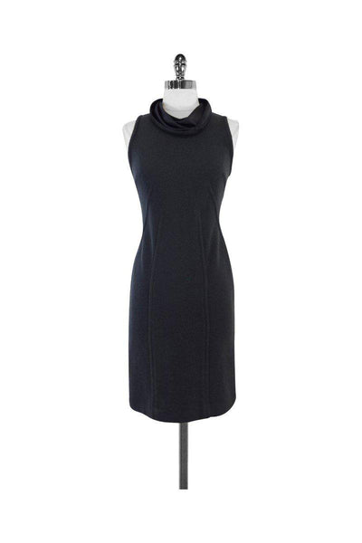 Current Boutique-Giorgio Armani - Grey Wool Sleeveless Dress Sz 4