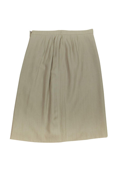 Current Boutique-Giorgio Armani - Khaki Pencil Skirt Sz 8