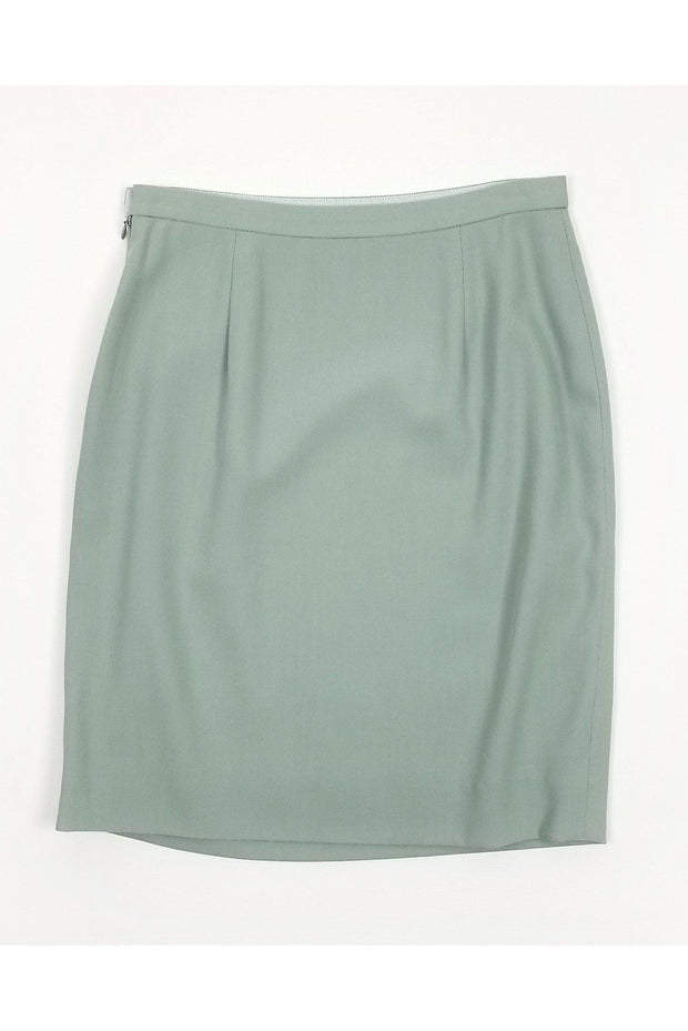 Current Boutique-Giorgio Armani - Light Green Skirt Sz 6