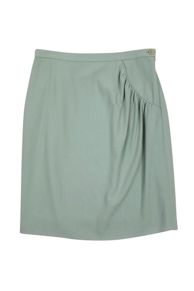 Current Boutique-Giorgio Armani - Light Green Skirt Sz 6