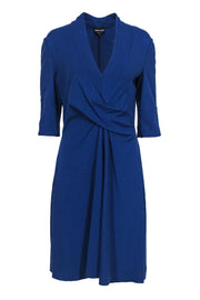 Current Boutique-Giorgio Armani - Royal Blue Knotted Dress Sz 10