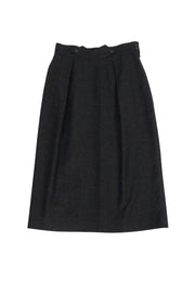 Current Boutique-Giorgio Armani - Vintage Grey Pencil Skirt Sz 8