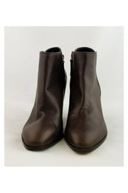 Current Boutique-Giuseppe Zanotti - Brown Leather Booties Sz 10