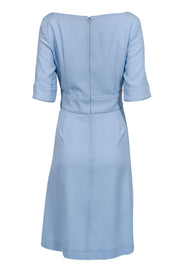 Current Boutique-Goat - Light Blue Wool Fit & Flare Dress Sz 10