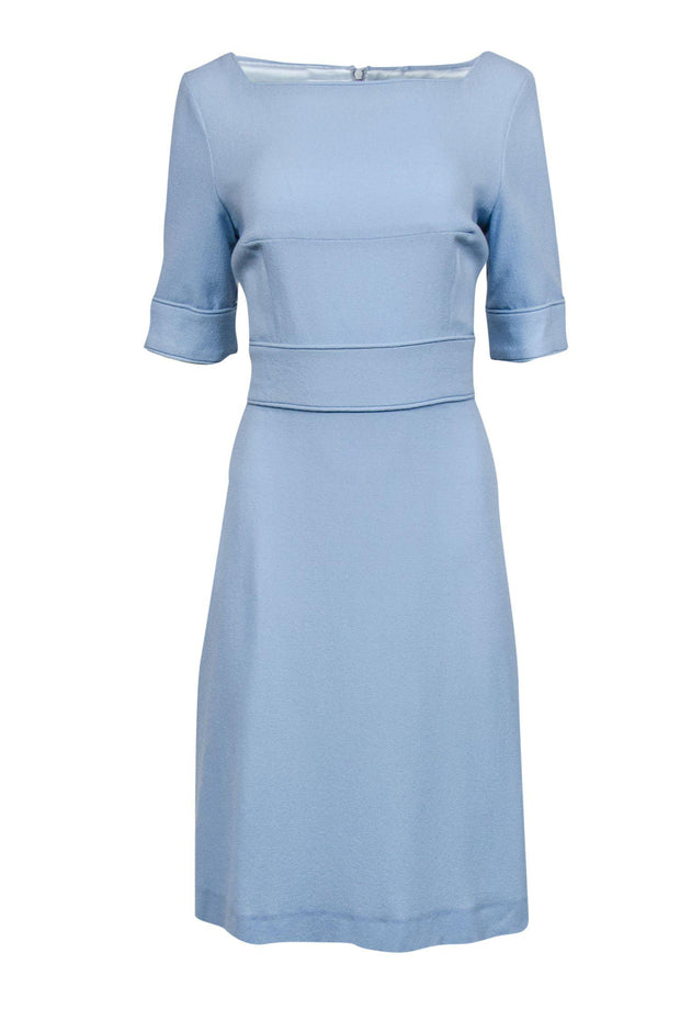 Current Boutique-Goat - Light Blue Wool Fit & Flare Dress Sz 10